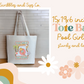 Pool Girlie Tote Bag, Large size of 15x19x6 Inches