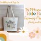 Great Day for Farmers Market Tote Bag, Large size of 15x19x6 Inches