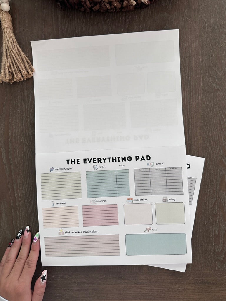 The Everything Notepad - 8.5x11in notepad