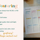 Grocery List Notepad - 8.5x11in notepad - Planner - Notepad for all your thoughts! Meal Planning