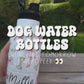 Dog Items 320z Dog Water Tumbler with 10oz Dog bowl attached with Straw