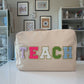 Crafting Large Storage/Makeup bag - Use for makeup, school supplies, clothes, craft items, & more! 11x8x5inches