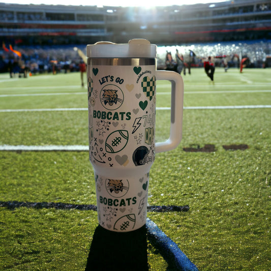 OU - Ohio University Football 40oz Tumbler