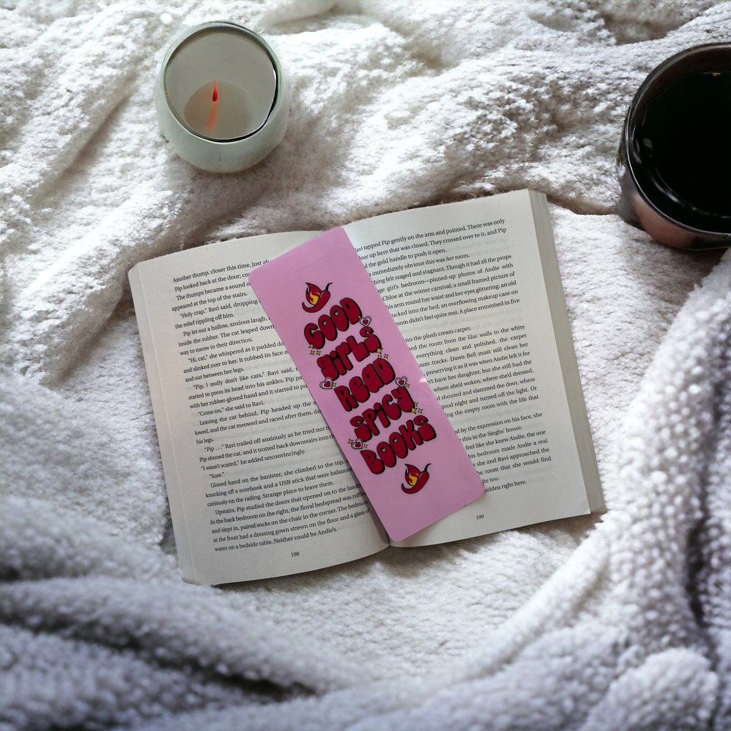 Good girls read spicy books Bookmark - Laminated Bookmark - Strong and durable bookmark - Oversized Bookmark - Girly Bookmark