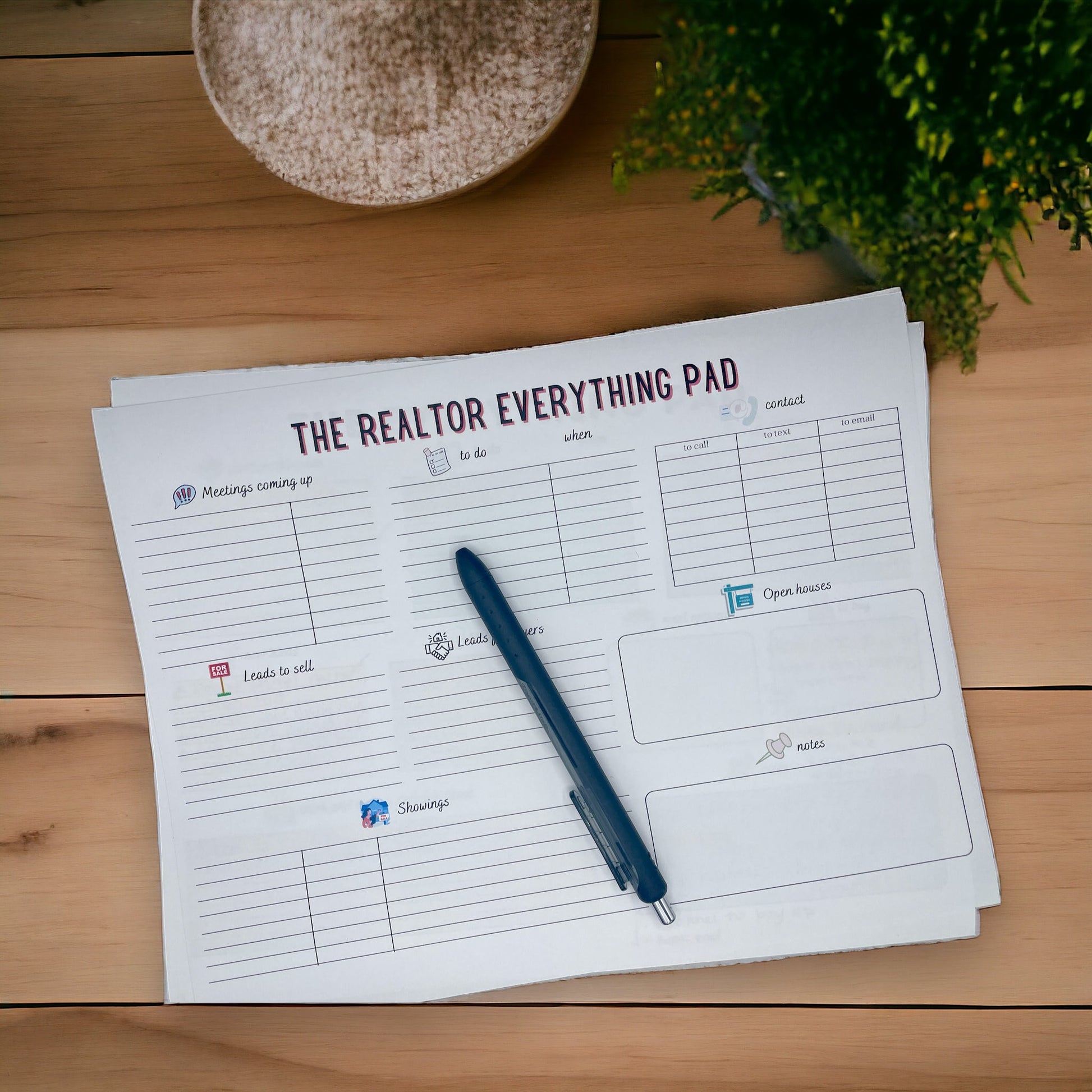 The Realtor Everything Notepad - 8.5x11in notepad