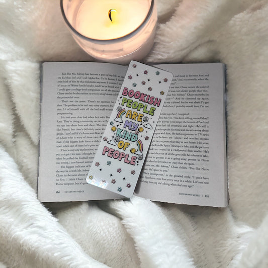 Bookish people Bookmark - Laminated Bookmark - Strong and durable bookmark - Oversized Bookmark - 7.5x2.75inches